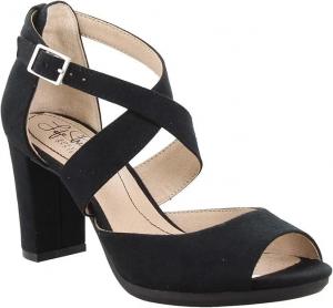 Женские сандалии Lifestride Allison Strappy из черной искусственной замши, модель LION514