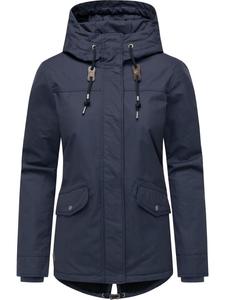 Зимняя куртка Parka Warm YOUMODO темно-синего цвета ragwear