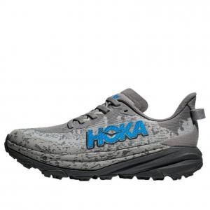 Кроссовки (GS) HOKA ONE ONE Speedgoat 6 'Galactic Grey Hoka Blue', серый