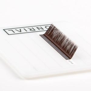 ИСКУССТВЕННЫЕ РЕСНИЦЫ ONRIAL ТЕМНЫЙ ШОКОЛАД/21 ПОЛОСКА/Л 0,07 12 мм