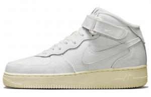 Белые парусиновые кроссовки Nike Air Force 1 Mid '07 Summit