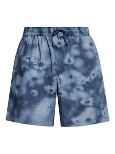 Хлопковые шорты Maison Kitsuné, синий