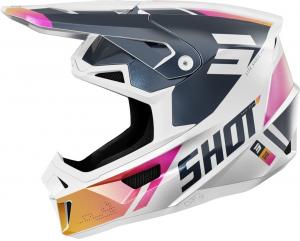 Мотокроссовый шлем Shot lite ultra, Blue/Pink