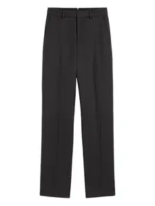 Брюки со складками AMI Paris, серый