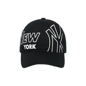 MLB Хлопковая бейсболка унисекс черная, Black