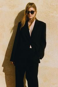 Блейзер свободного покроя H&M, черный