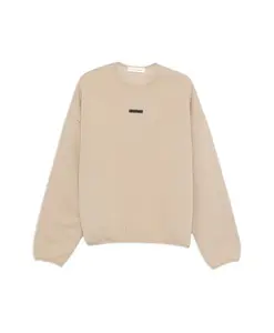 Флисовый свитер с круглым вырезом Fear Of God, бежевый
