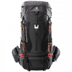 CAMEL 69-литровый рюкзак для альпинизма, наружный рюкзак из сетчатой ткани 210D, цвет phantom black, унисекс