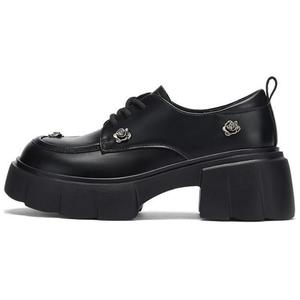 DAPHNE Повседневные однотонные туфли женские 6 см, черные