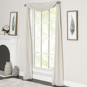 Миллер Шторы Престон Оконный Шарф Miller Curtains, бежевый