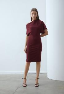 Платье свободного кроя Anna Field, темно-красный