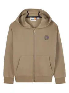 Толстовка на молнии с логотипом Timberland Kids, нейтральный