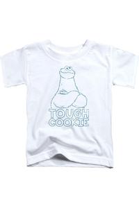 Футболка с коротким рукавом Tough Cookie для детей Sesame Street Gildan, белый