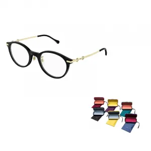 GUCCI Овальные очки в оправе, Black