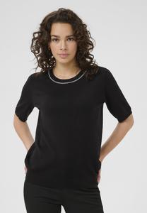 Футболка Kaffe Print T-shirt, Black Deep/Mottled Black