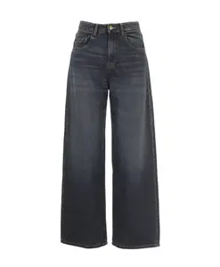 Широкие джинсы Poppy Icon Denim, синий