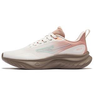 Erke Женские кроссовки с низким верхом, амортизирующим отскоком и противоскользящим эффектом, с помадой цвета белого сандалового дерева и микрокристаллами