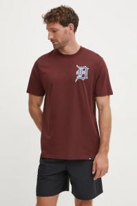 Хлопковая футболка MLB Detroit Tigers 47 Brand, коричневый