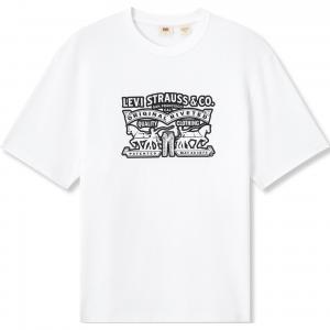 Levis Футболка унисекс белая