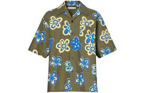 Мужская рубашка Marni Co-Branding Thyme Uniqlo, цвет Thyme