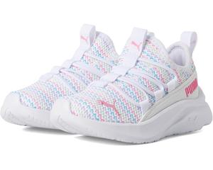 Кроссовки PUMA Kids Softride One4All Slip On, цвет Puma White-Fast Pink