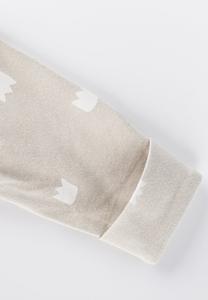 Комбинезон MIT FÜSSCHEN UND KLAPPBÜNDCHEN AN DEN ÄRMELN sigikid, белый