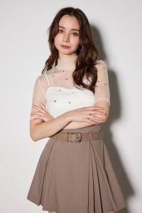 Металлический шар, прозрачный топ