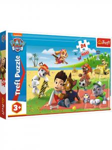 Paw Patrol Пазл из 24 деталей для маленьких героев, креативные пазлы для детей от 5 лет и старше, разноцветные