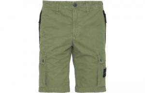 Повседневные шорты мужские зеленые Stone Island, зеленый
