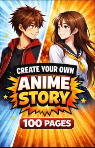 BLANK COMIC BOOK. CREATE YOUR OWN ANIME STORY.: A 100 Page Blank Manga & Comic Panel Book for Beginners, Students and Anime Fans to Draw Their Own Stories (Independently published)