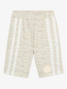 Шорты Roberto Cavalli Junior с абстрактным узором, нейтральный