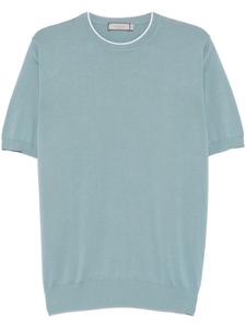 Canali футболка с круглым вырезом, синий