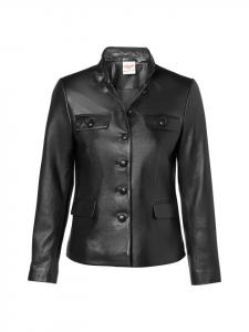 Mart Visser Кожаная куртка Caroline Tensen Lindsey, черная