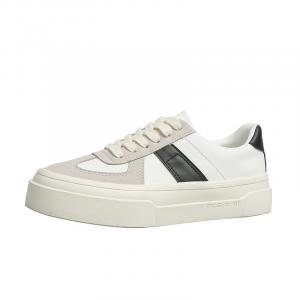 Скользоустойчивые низкие кеды из холста FCS для женщин, бело-голубые