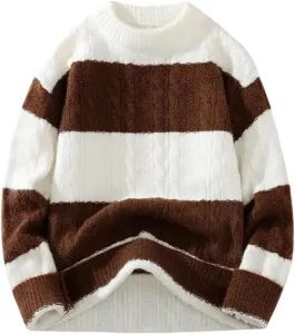 Мужской зимний вязаный свитер