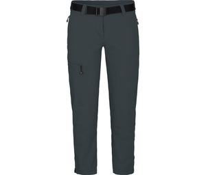 BERGSON Универсальные походные брюки 7/8, простые в уходе, серые
