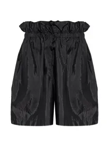 Шорты с оборками Jil Sander, черный