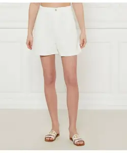 Джинсовые шорты из тенселя Regular fit Liu Jo, белый