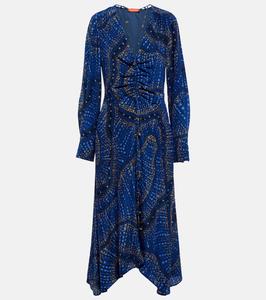 Шелковое платье Мила Altuzarra, Berry Blue