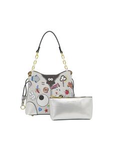 Сумка через плечо myMo, серебряный