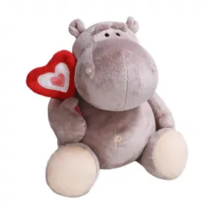 NICI Плюшевая кукла Lollipops Hippo темно-серого цвета высотой 35 см