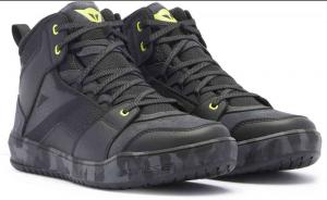 Водонепроницаемая мотоциклетная обувь Suburb D-WP Dainese, черный/серый/желтый