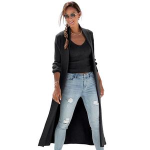 Женский длинный вязаный кардиган Lascana, Black