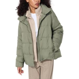 Куртка Uniqlo Powder Soft Down, 56 оливковый