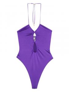 Светящийся купальник Maison Close, фиолетовый