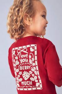 Детская хлопковая водолазка Mayoral, красный