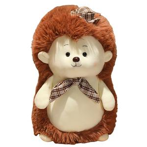 Милый плюшевый журнал Porcupine Animal Dolls Fat Fat Dragon, коричневый