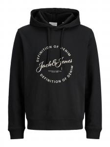 Jack & Jones Plus Толстовка 'JJGrayson' в черном цвете