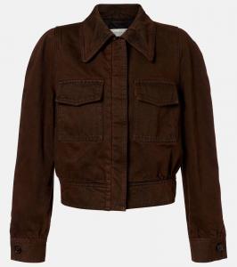 Короткий джинсовый жакет Dries Van Noten, Brown