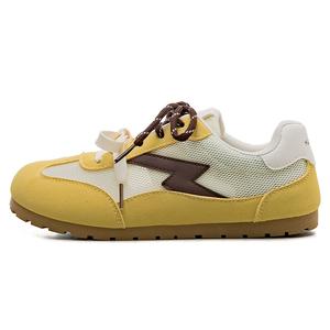 HUANQIU Амортизирующие противоскользящие дышащие низкие повседневные туфли женские желтые